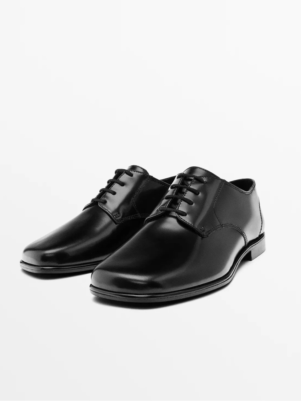 Massimo Dutti Soft Leather Derby Shoe, size 7.5/38